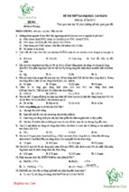 19 đề thi thử đại học môn hóa có đáp án chi tiết