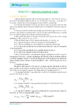 10 bí quyết chinh phục phương pháp giải toán  môn hóa học (phần 1)