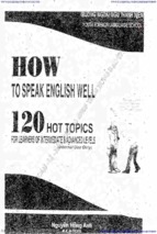 120 hot topics for learners of intermediate & advanced levels