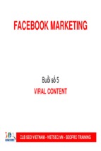 Facebook marketing   buổi  viral content