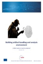 Building artifact handling and analysis environment