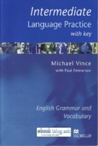 Intermediate language practice with key