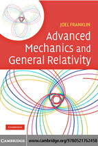 Advanced mechanics and general relativity   j franklin