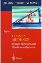 Greiner   classical mechanics, systems of particles and hamiltonian dynamics.3482