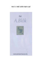 Thê giới thi ca chọn lọc thơ ablok   a. blok
