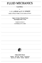 Landau l.d., lifshitz e.m. course of theoretical physics. vol. 06. fluid mechanics .3399