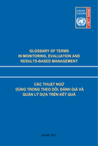 Glossary of rbm terminology 2011 un viet nam