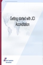 Getting started with jci accreditation   dr. prahhu