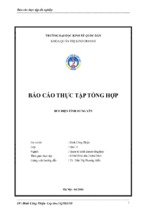 Báo cáo thực tập tổng hợp bưu điện tỉnh Hưng Yên đại học kinh tế Quốc dân