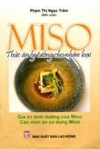 Miso thức ăn lý tưởng cho nhân loại