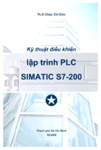 GT Kỹ thuật điều khiển lập trình PLC Simatic S7-200