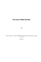 202 jokes of mulla nasrudin