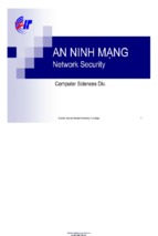 Bài giảng an ninh mạng   network security