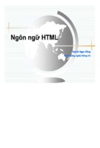 Giáo trình ngôn ngữ html ( www.sites.google.com/site/thuvientailieuvip )