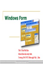 Windows form ( www.sites.google.com/site/thuvientailieuvip )