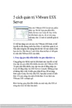 5 cách quản trị vmware esx server ( www.sites.google.com/site/thuvientailieuvip )