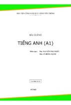 Bài giảng tiếng anh a1 ( www.sites.google.com/site/thuvientailieuvip )