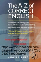The a   z of correct english ( www.sites.google.com/site/thuvientailieuvip )