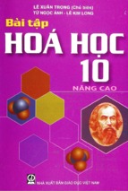 Ebook bài tập hóa học 10 nâng cao   phần 1   lê xuân trọng (chủ biên) ( www.sites.google.com/site/thuvientailieuvip )
