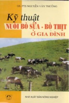 Ebook kỹ thuật nuôi bò sữa   bò thịt ở gia đình   gs pts nguyễn văn thưởng ( www.sites.google.com/site/thuvientailieuvip )