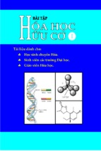 Bài tập hóa học hữu cơ   tập 1 (dành cho Bồi dưỡng HSG và sinh viên các trường ĐH)