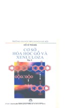 Ebook cơ sở hóa học gỗ và xenluloza (tập 2)   hồ sĩ tráng (đh bách khoa hà nội) ( www.sites.google.com/site/thuvientailieuvip )