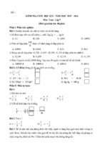 Tuyển tập 32 đề thi học kì 1 môn toán lớp 5