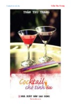 Cocktail cho tình yêu   trần thu trang