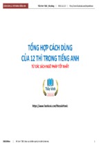 Cach dung 12 thi trong tieng anh. mrvinh toeic