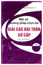 Mot so phuong phap chon loc giai cac bai toan so cap tap 2 (nxb dai hoc quoc gia 2003)   phan duc chinh, 440 trang (nxpowerlite copy)