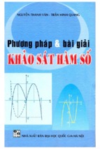 Phuong phap   bai giai khao sat ham so (nxb dai hoc quoc gia 2006)   nguyen thanh van, 222 trang (nxpowerlite copy)
