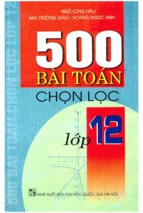500 bai toan chon loc 12 (nxb dai hoc quoc gia 2006)   ngo long hau, 256 trang (nxpowerlite copy)