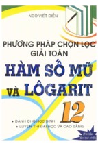 Phuong phap chon loc giai toan ham so mu va logarit (nxb dai hoc quoc gia 2010)   ngo viet dien, 190 trang (nxpowerlite copy)