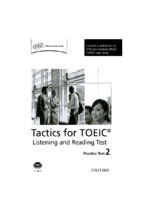 Tactics for toeic   practice test 2