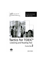 Tactics for toeis-PRACTICE TEST 2 (có key)