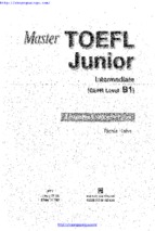 Master toefl junior intermediate listening comprehension