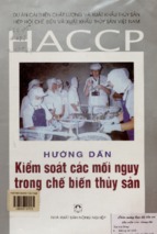 Haccp   hướng dẫn kiểm soát các mối nguy trong chế biến thủy sản trần thị dung ,nguyễn hữu dũng và những người khác biên dịch