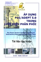 áp dụng pss adept 5.0 trong lưới điện phân phối   hà xuân trường, 378 trang