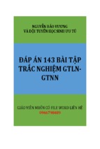 03.dap an 143 bai tap trac nghiem  gtln gtnn