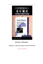 Design patterns elements of reusable object oriented software