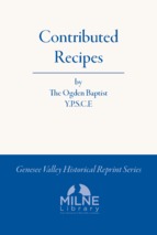Contributed recipes ebook