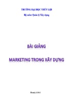Marketing trong xây dựng
