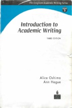 Introduction to academic writing   alice oshima 