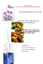 đề tài 28 tìm hiểu về quá trình làm bóng kẹo candy polishing process và thiết bị làm bóng kẹo