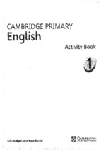 Cambridge primary english 1 activity book