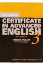 Certificate in advanced english 3 with answer