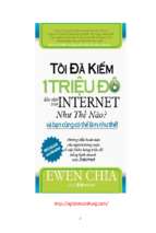 Tôi đã kiếm 1 triệu đô đầu tiên trên Internet như thế nào - Ewen Chia