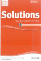 Solutions 2nd ed upper interm teacher book
