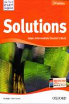 Solutions 2nd ed upper interm students book