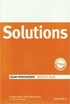 Solutionsupper intermediate teachers book
